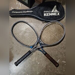 Lot Of 2 Vintage Pro-Kennex Tennis Rackets,  Composite Dominator 105 No-2